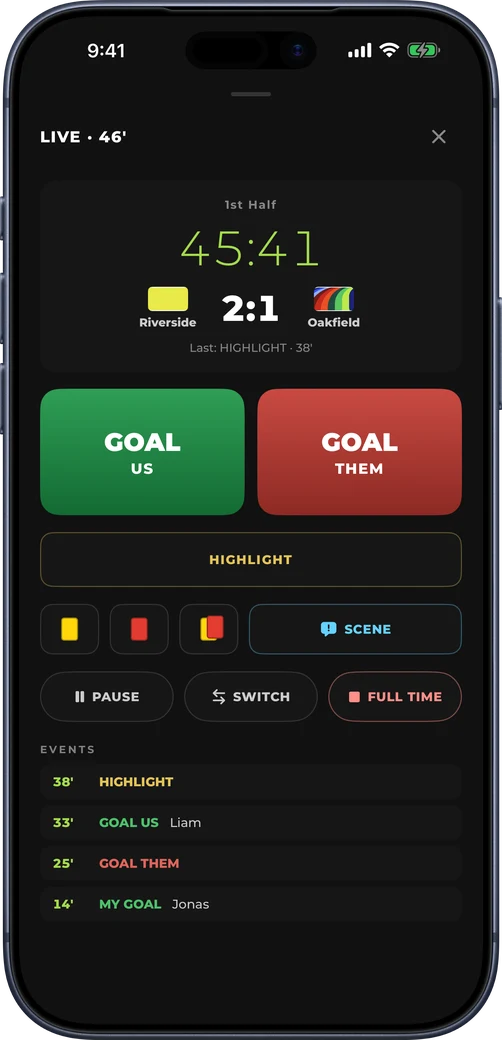 iPhone: live capture